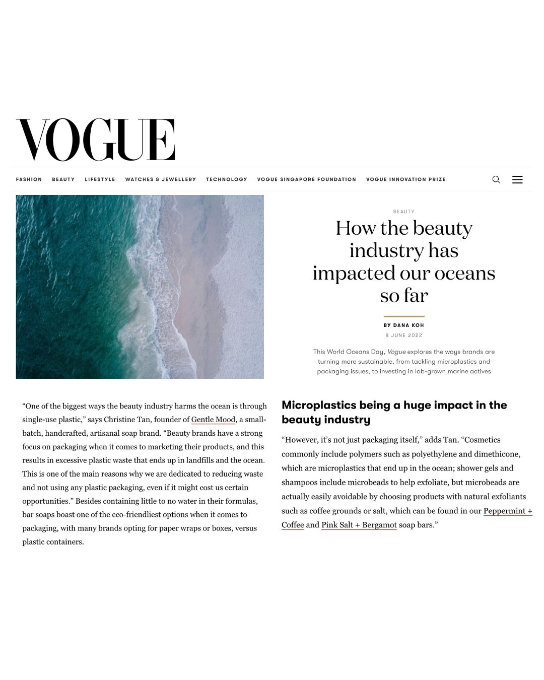 Vogue Singapore feature